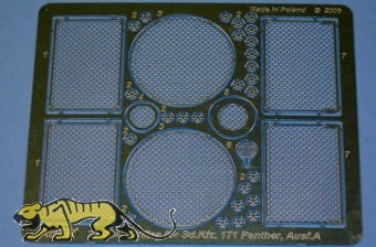ABER Grilles for Sd.Kfz.171 Panther, Ausf. A/D 1:25