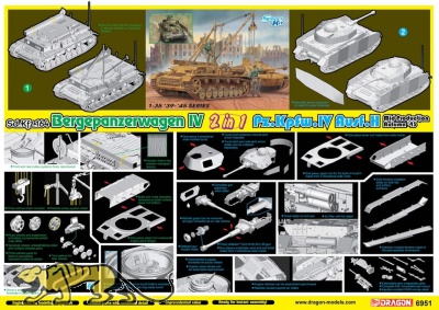 Bergepanzerwagen IV / Pz.Kpfw. IV Ausf. H - 2in1 - 1:35