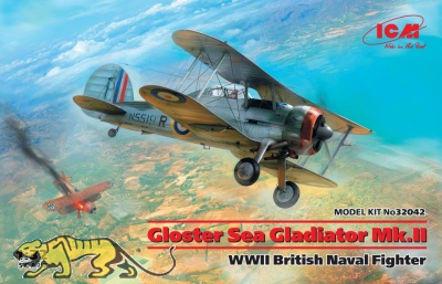 Gloster Sea Gladiator Mk. II - WWII British Naval Fighter - 1:32