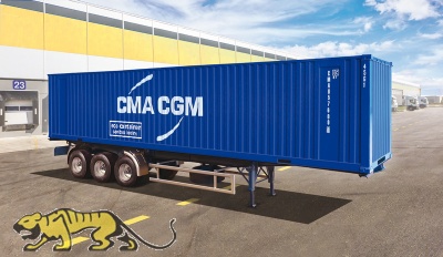 40ft Container Trailer - 1/24