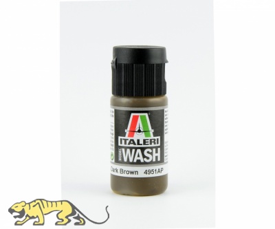 Italeri Model Wash - Dark Brown - Acrylic - 20ml