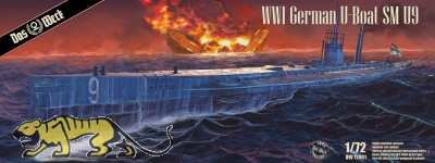 S.M. U-9 - Deutsches U-Boot - 1. Weltkrieg - 1:72