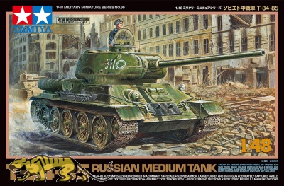 T-34/85 - Mittlerer russischer Panzer - 1:48