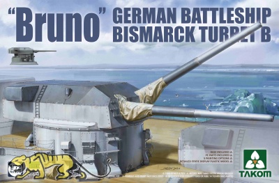 BRUNO - Schlachtschiff Bismarck Turm B - 1:72