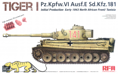Panzerkampfwagen Tiger I Ausf. E - Initial Production - Early 1943 - North Africa / Tunisia - 1:35