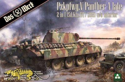 Panzerkampfwagen Panther Ausf. A - Late Production / Sd.Kfz. 267 Befehlspanther - 2in1 - 1/35