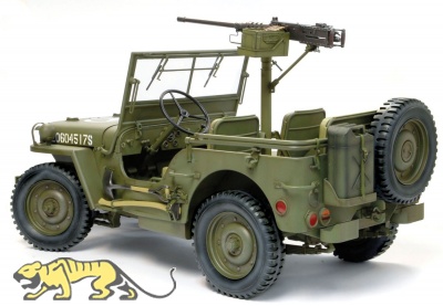 US 1/4 Ton 4x4 Truck with .50 cal Machine Gun - Willys MB - 1/6