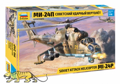 Mi-24P - Hind - Soviet Attack Helicopter - 1/48