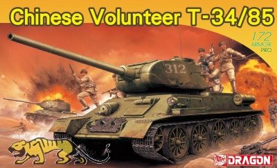 Chinese Volunteer - T-34/85 - 1:72