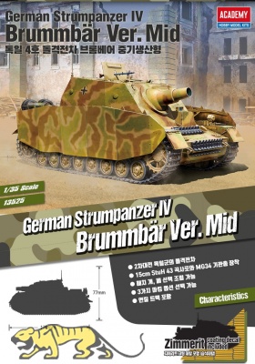 Sturmpanzer IV - Brummbär - mid Production - 1/35