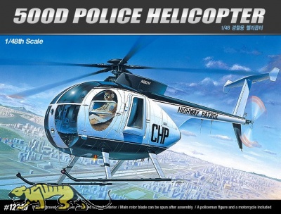 Hughes 500D - Police - 1/48