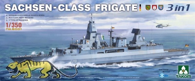 Sachsen Class Frigate - 3in1 - 1/350