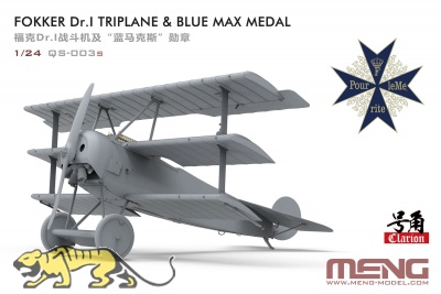 Fokker Dr.I - Dreidecker & Blauer Max / Pour le Mérite - Limited Edition - 1:24