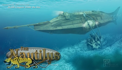 Nautilus - U-Boot - 20.000 Meilen unter dem Meer - 1:144