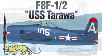 F8F-1/2 - USS Tarawa - 1/48