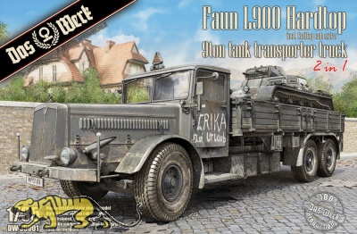 Faun L900 - Hardtop - 9t Panzertransporter - 1:35