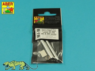 37mm Gun Barrel for M6 Gun for Stuart M3 / M5 - 1/16