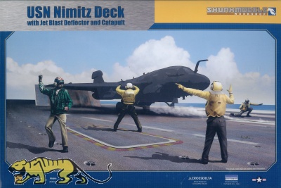 USN Nimitz Deck with Jet Blast Deflector and Catapult - 1:48