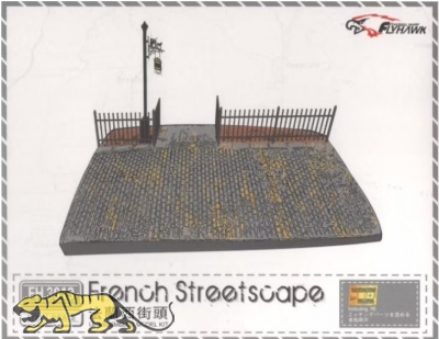 French Streetscape - Diorama Base - 1:72