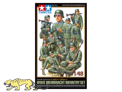 German Wehrmacht Infantry - Figure Set - 1/48