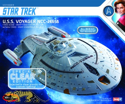 USS Voyager - NCC-74656 - Clear Edition - 1/1000
