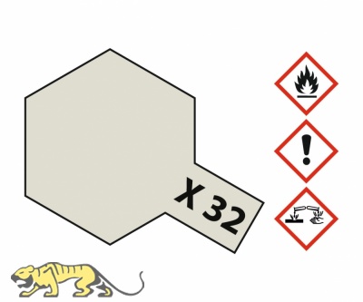 Tamiya X32 - Titanium Silver - Gloss - 10ml