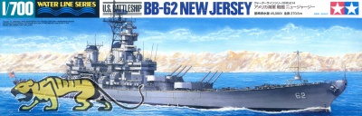 BB-62 New Jersey - US Battleship - 1:700