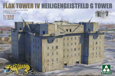 Flak Tower IV Heiligengeistfeld Hamburg - G Tower - 1/350
