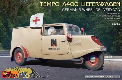 Tempo A400 Delivery Van - 3 Wheel Truck - 1/35