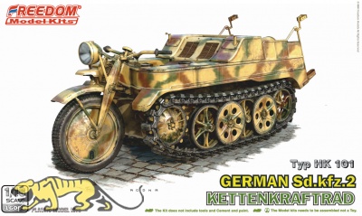 German Sd.Kfz. 2 - Kettenkraftrad - Typ HK 101 - 1/16
