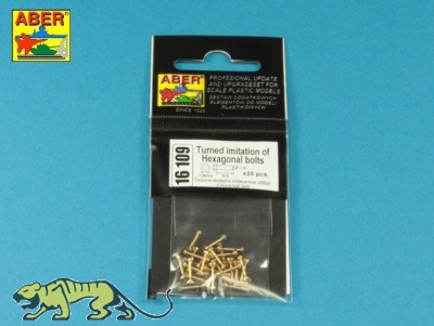 Hexagonal bolts - 1,6 x 6,0mm - 25pcs - 1/16