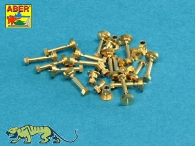 Hexagonal bolts and nuts - 1,6 x 4,0mm - 1/16