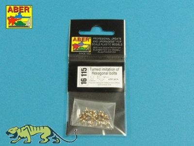 Hexagonal bolts - 0,85 x 1,3mm - 30pcs - 1/16