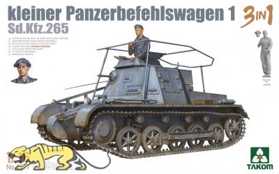 Kleiner Panzerbefehlswagen I - Sd.Kfz.265 - 3in1 - 1/16