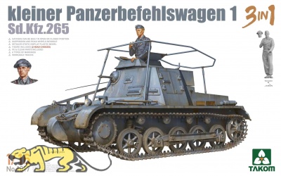 Kleiner Panzerbefehlswagen I - Sd.Kfz.265 - 3in1 - 1:16