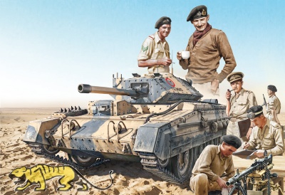Crusader Mk. III with British Crew - 1:35