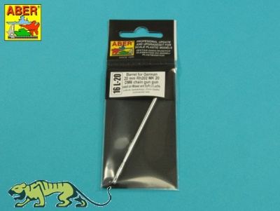 German 20mm RH202 MK 20 DM chain gun barrel - on Wiesel, Luchs, Marder I - 1/16