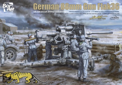 88mm Flak 36 - mit sechs Figuren - Limited Edition - in Metallbox -  1:35