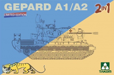 Gepard - A1/A2 - 2in1 - Bundeswehr Flugabwehrkanonenpanzer - Limited Edtion - 1:35