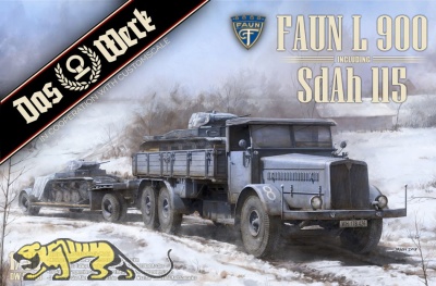 Faun L900 9t Panzertransporter with Sd.Ah.115 - New  Edition - 1/35