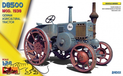 Lanz Bulldog D8500 - Modell 1938 - Traktor / Schlepper - 1:24