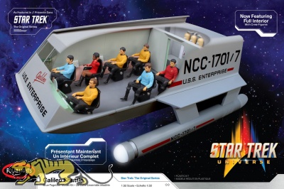 Star Trek - Galileo Shuttlecraft with Interior and Figures - 1/32