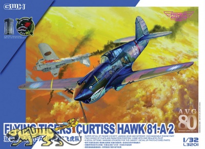 Flying Tigers Curtiss Hawk 81-A2 - Flying Tigers / P-40B Tomahawk - 1:32