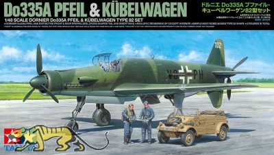 Dornier Do 335A - Pfeil & Kübelwagen Type 82 - 1/48