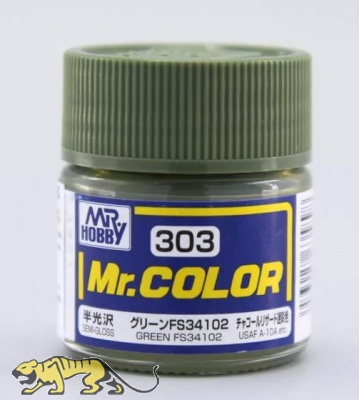 Mr. Color C303 - Green - FS34102 - Semi-Gloss - 10ml