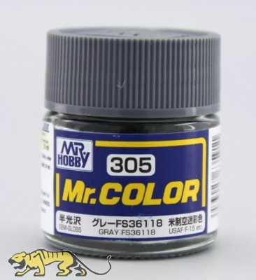 Mr. Color C305 - Gray / Grey - FS36118 - Semi-Gloss - 10ml
