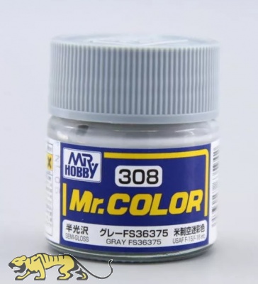 Mr. Color C308 - Gray / Grey - FS36375 - Semi-Gloss - 10ml