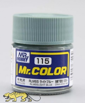 Mr. Color C115 - Light Blue - RLM65 - Semi-Gloss - 10ml