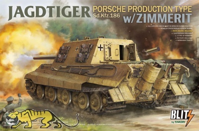 Jagdtiger - Porsche Produktion - Sd.Kfz. 186 - mit Zimmerit - 1:35