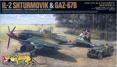 Iljuschin IL-2 Sturmovik & Russischer GAZ-67B - 1:48